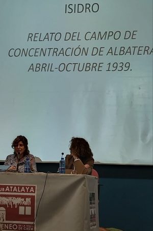 Cieza presentación V Edición Isidro abril 2023 con Ana Valencia